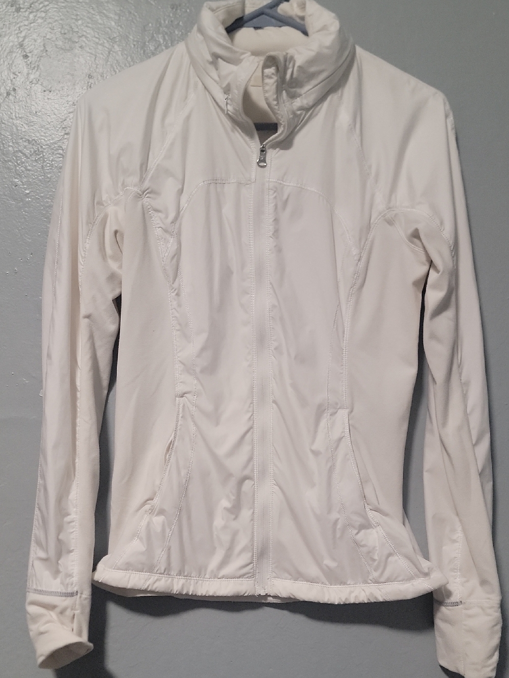 lululemon athletica White Full-Zip Utility Jacket